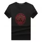 t shirt versace multicolore embroidery crystal red medusa